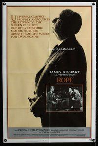 e749 ROPE one-sheet movie poster R83 James Stewart, Alfred Hitchcock