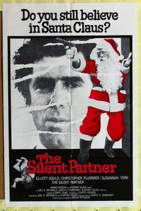 e794 SILENT PARTNER Canadian one-sheet movie poster '79 crazed Santa!