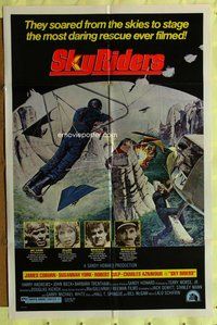 e804 SKYRIDERS style A one-sheet movie poster '76 James Coburn, York