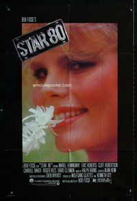 e835 STAR 80 one-sheet movie poster '83 Mariel Hemingway, Bob Fosse