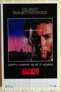 e853 SUDDEN IMPACT one-sheet movie poster '83 Clint Eastwood, Dirty Harry