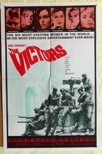 e934 VICTORS one-sheet movie poster '64 Vince Edwards, Albert Finney