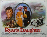 f254 RYAN'S DAUGHTER linen British quad movie poster '70 David Lean