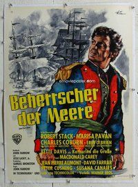f181 JOHN PAUL JONES linen German movie poster '59 Rolf Goetze art!