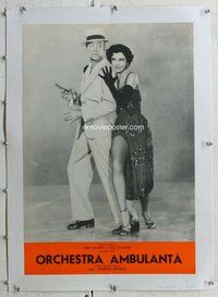 f076 BAND WAGON linen Romanian movie poster '53 Astaire, sexy Charisse