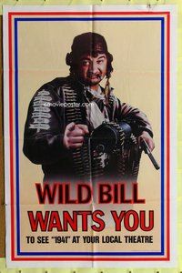g001 1941 teaser one-sheet movie poster '79 John Belushi as Wild Bill!