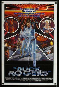 g101 BUCK ROGERS style B one-sheet movie poster '79 classic sci-fi comic!