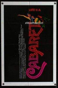 g105 CABARET one-sheet movie poster '72 sexy Liza Minnelli, Bob Fosse