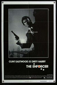 g185 ENFORCER one-sheet movie poster '77 Clint Eastwood, Dirty Harry!