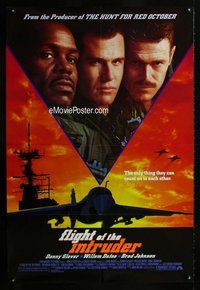 g216 FLIGHT OF THE INTRUDER one-sheet movie poster '91 Glover, Dafoe