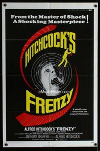 g224 FRENZY one-sheet movie poster '72 Alfred Hitchcock, Anthony Shaffer