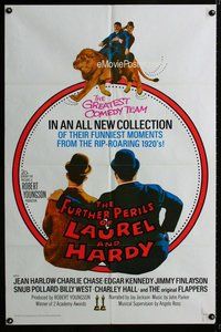 g236 FURTHER PERILS OF LAUREL & HARDY one-sheet movie poster '67