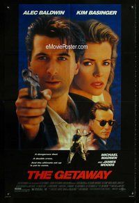 g249 GETAWAY DS one-sheet movie poster '94 Alec Baldwin, Kim Basinger