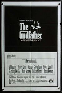 g267 GODFATHER one-sheet movie poster '72 Francis Ford Coppola classic!