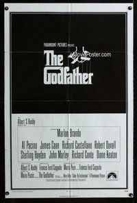 g268 GODFATHER int'l one-sheet movie poster '72 Francis Ford Coppola classic!