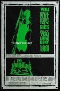 g300 HAUNTING one-sheet movie poster '63 you cannot deny terror!