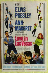 g687 VIVA LAS VEGAS int'l 1sh '64 Elvis Presley & sexy Ann-Margret, Love in Las Vegas!