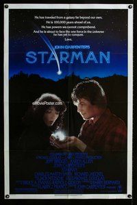 g588 STARMAN one-sheet movie poster '84 John Carpenter, Jeff Bridges
