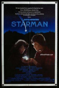 g589 STARMAN int'l close-up style 1sh '84 John Carpenter, image of alien Jeff Bridges & Karen Allen!