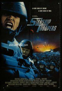 g590 STARSHIP TROOPERS DS one-sheet movie poster '97 Paul Verhoeven, sci-fi
