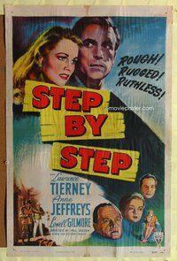 g591 STEP BY STEP one-sheet movie poster '46 Lawrence Tierney film noir!