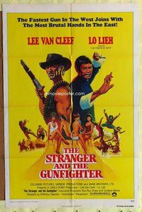 g599 STRANGER & THE GUNFIGHTER one-sheet movie poster '76 Lee Van Cleef