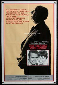 g660 TROUBLE WITH HARRY one-sheet movie poster R83 Alfred Hitchcock