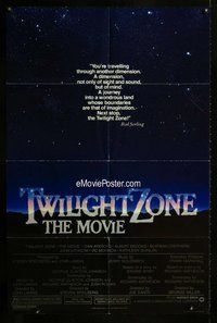 g664 TWILIGHT ZONE one-sheet movie poster '83 Dante, Spielberg, Landis