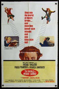 g703 WORLD OF HENRY ORIENT one-sheet movie poster '64 Peter Sellers