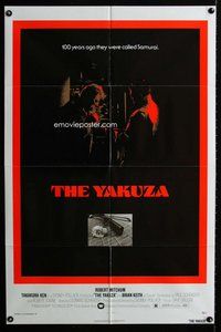 g704 YAKUZA one-sheet movie poster '75 Robert Mitchum, Paul Schrader