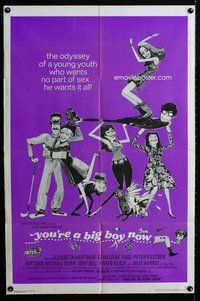 g714 YOU'RE A BIG BOY NOW one-sheet movie poster '67 Francis Ford Coppola