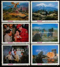 h458 DESTROY ALL MONSTERS 6 Japanese move lobby cards '69 Godzilla!
