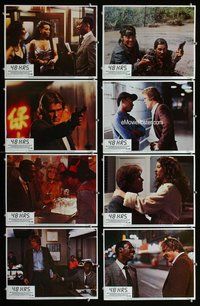 h083 48 HOURS 8 move lobby cards '82 Nick Nolte, Eddie Murphy