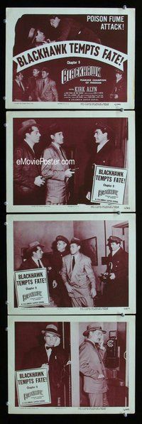 h057 BLACKHAWK 4 Chap 9 move lobby cards '52 serial from comic book!