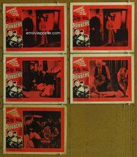 h553 BLUEPRINT FOR ROBBERY 5 move lobby cards '61 Vincent, Conley