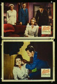 h845 BRASHER DOUBLOON 2 move lobby cards '47 George Montgomery