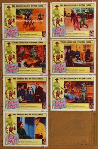 h277 BROKEN SABER 7 move lobby cards '66 Chuck Connors, Carradine