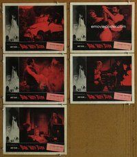 h555 BURN WITCH BURN 5 move lobby cards '62 wild demons of Hell!