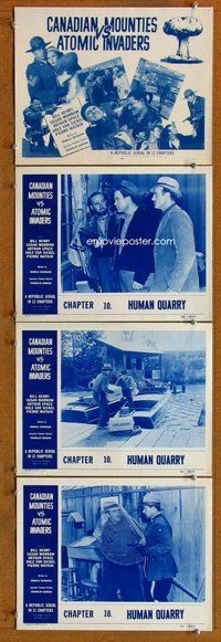 h066 CANADIAN MOUNTIES VS ATOMIC INVADERS 4 Chap 10 move lobby cards '53