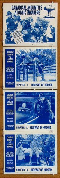 h064 CANADIAN MOUNTIES VS ATOMIC INVADERS 4 Chap 8 move lobby cards '53