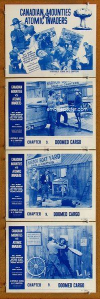 h065 CANADIAN MOUNTIES VS ATOMIC INVADERS 4 Chap 9 move lobby cards '53
