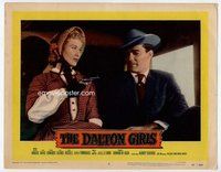 h948 DALTON GIRLS movie lobby card #8 '57 Merry Anders points gun!