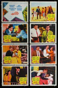 h113 FIVE FINGER EXERCISE 8 move lobby cards '62 Rosalind Russell