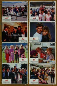 h122 GREASE 2 8 int'l move lobby cards '82 Michelle Pfeiffer, Caufield