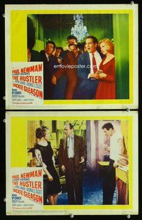 h880 HUSTLER 2 move lobby cards '61 Paul Newman, Piper Laurie