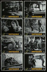 h129 IMPASSE 8 move lobby cards '69 Burt Reynolds, Anne Francis