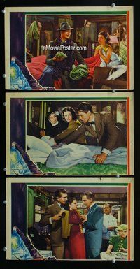 h788 LADY VANISHES 3 move lobby cards '38 Alfred Hitchcock classic!