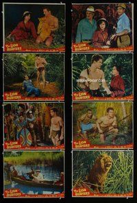 h146 LION HUNTERS 8 move lobby cards '51 Sheffield, Woody Strode