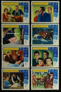 h148 LIST OF ADRIAN MESSENGER 8 move lobby cards '63 John Huston