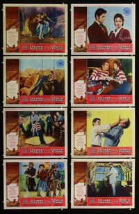h170 MASTER OF THE WORLD 8 move lobby cards '61 Jules Verne, Price